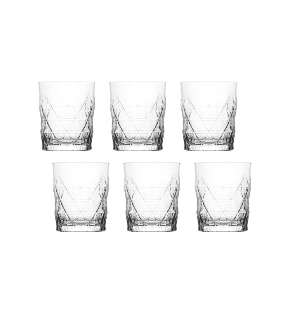 Glas-Set, 6-teilig, transparent, 100 % GLAS