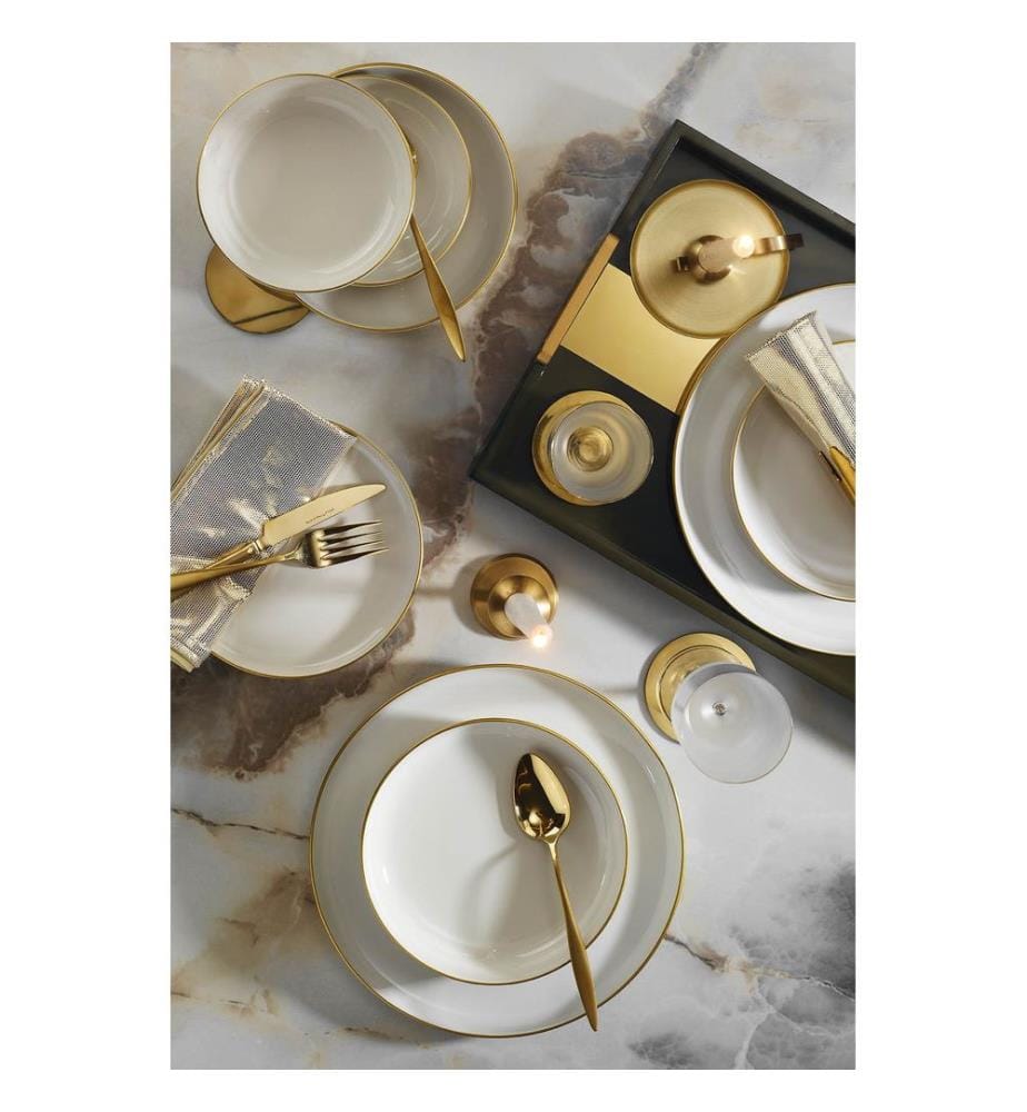 Dinner Set, 16 Pieces, Multicolor, 100% Porcelain