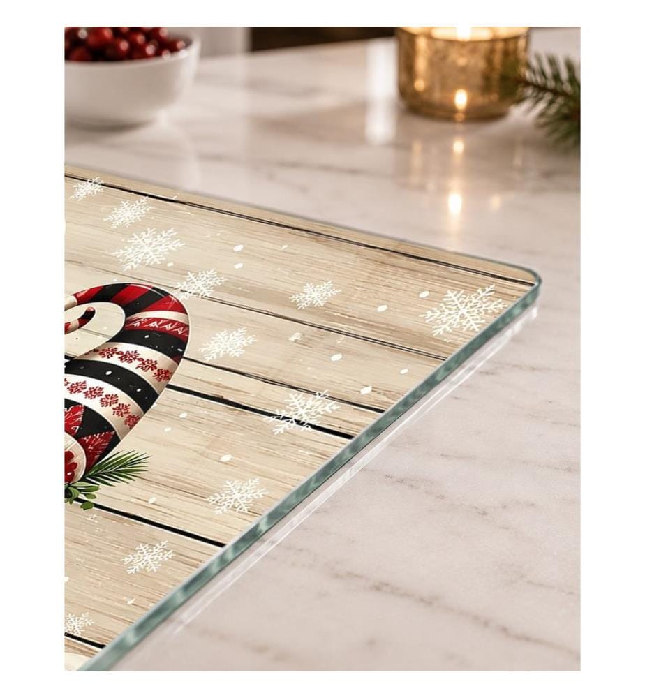 Schneidebrett, mehrfarbig, 100 % gehärtetes Glas (Dicke: 4 mm)