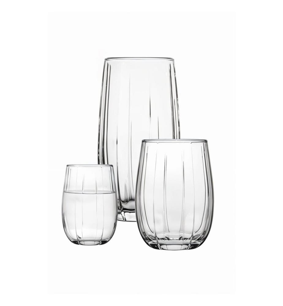 Gläserset, 18-teilig, transparent, 100 % Glas