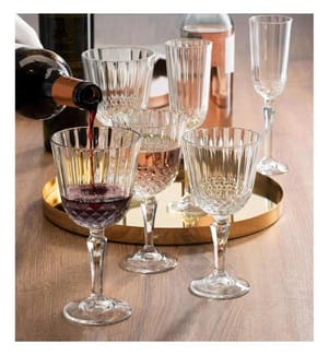 Weinglas-Set, 3-teilig, transparent, 100 % Glas