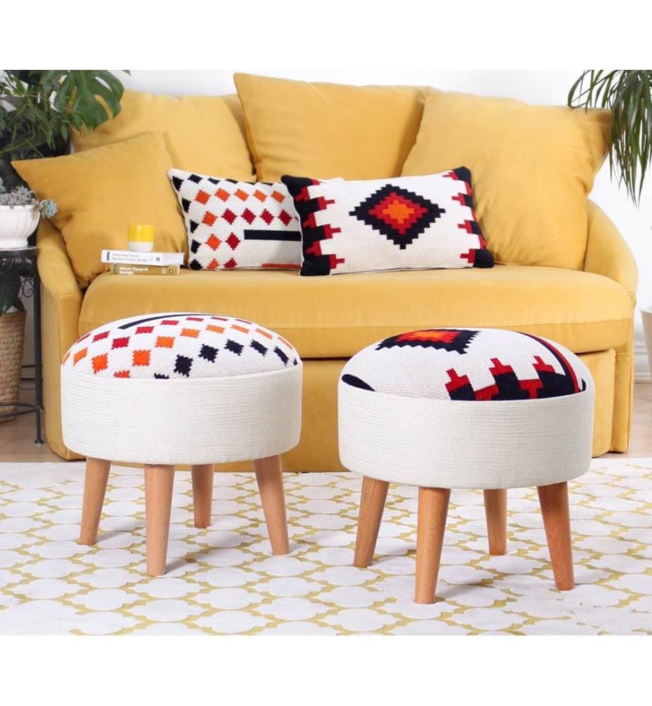 Bunt, Klassische Sitzsäcke, 50% Baumwolle , 50% Polyester