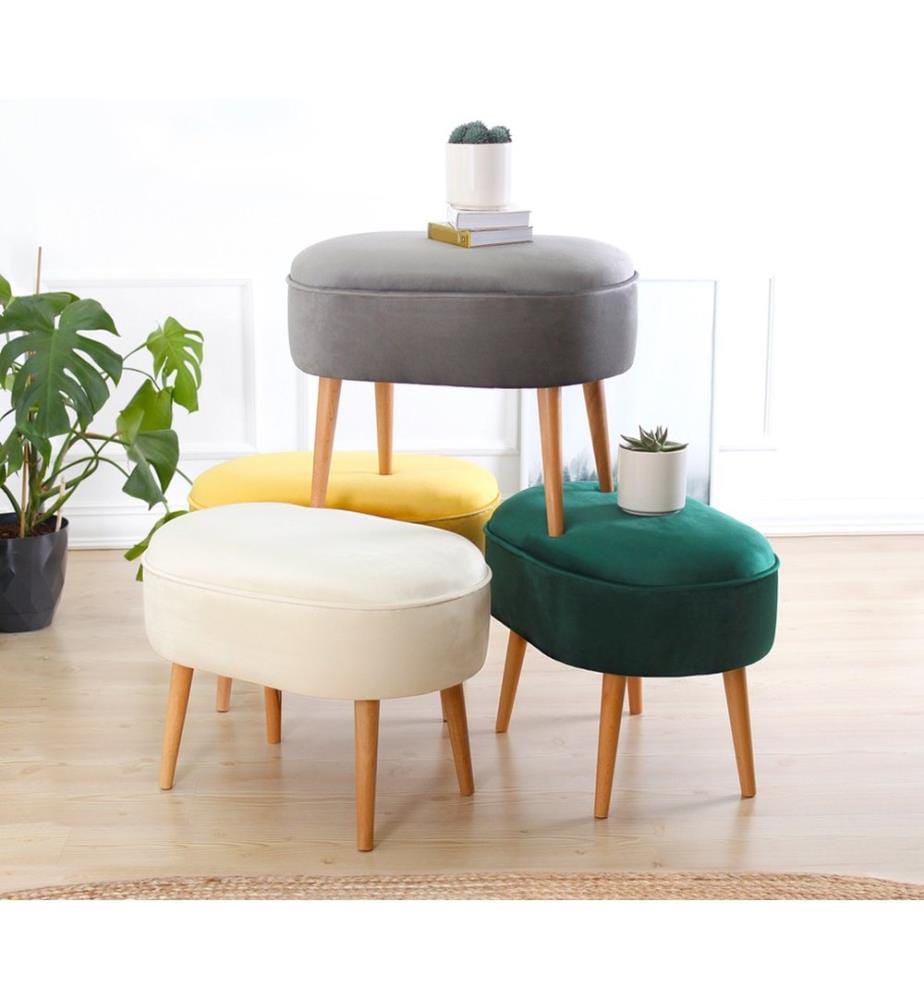 Green, Sacs De Haricots Classiques, Velours