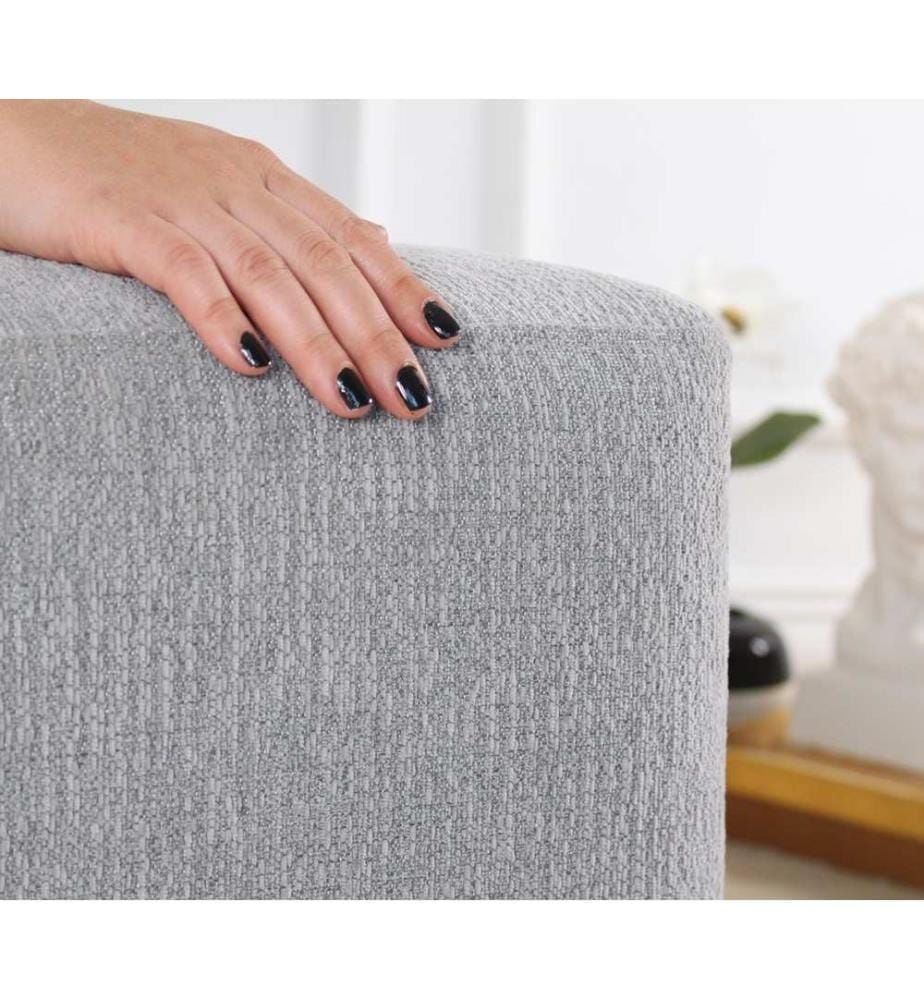 Sessel, Grau, 50% Baumwolle / 50% Linen