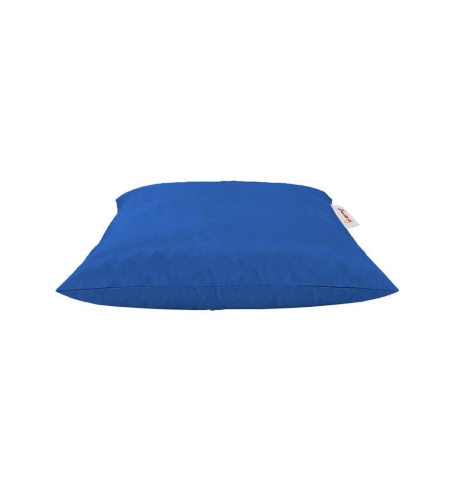 Coussin, bleu, 100% High Density Styrofoam recyclé, tissu : 100% polyester