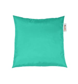 Kissen, Türkis, 100% High Density Recycled Styrofoam, Stoff: 100% Polyester