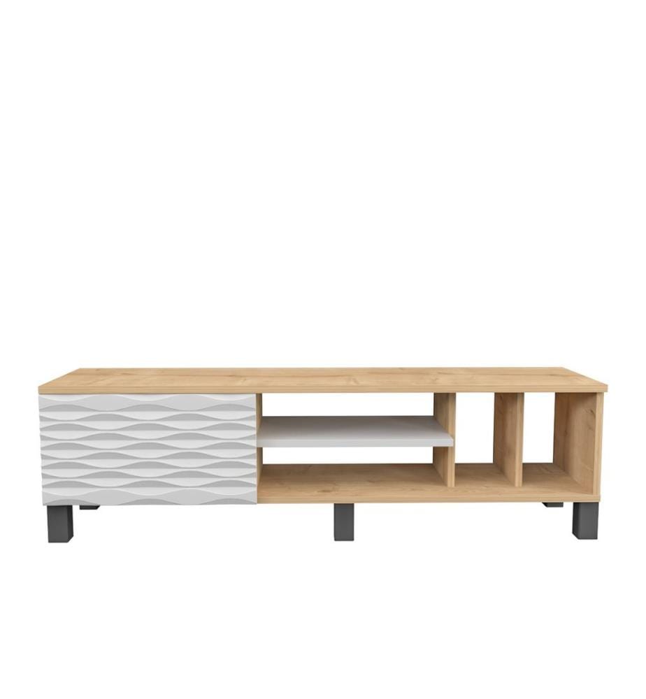 Zaffiro, Armadi Tv, 40.3X140X35 cm, Piastra Di Particelle Con Rivestimento Melamina
