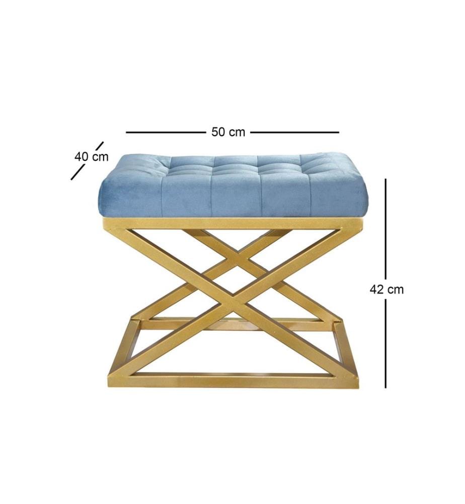 Sessel, Gold, Türkis, Gestell: 100% Metall, Stoff: 100% Polyester Babyface