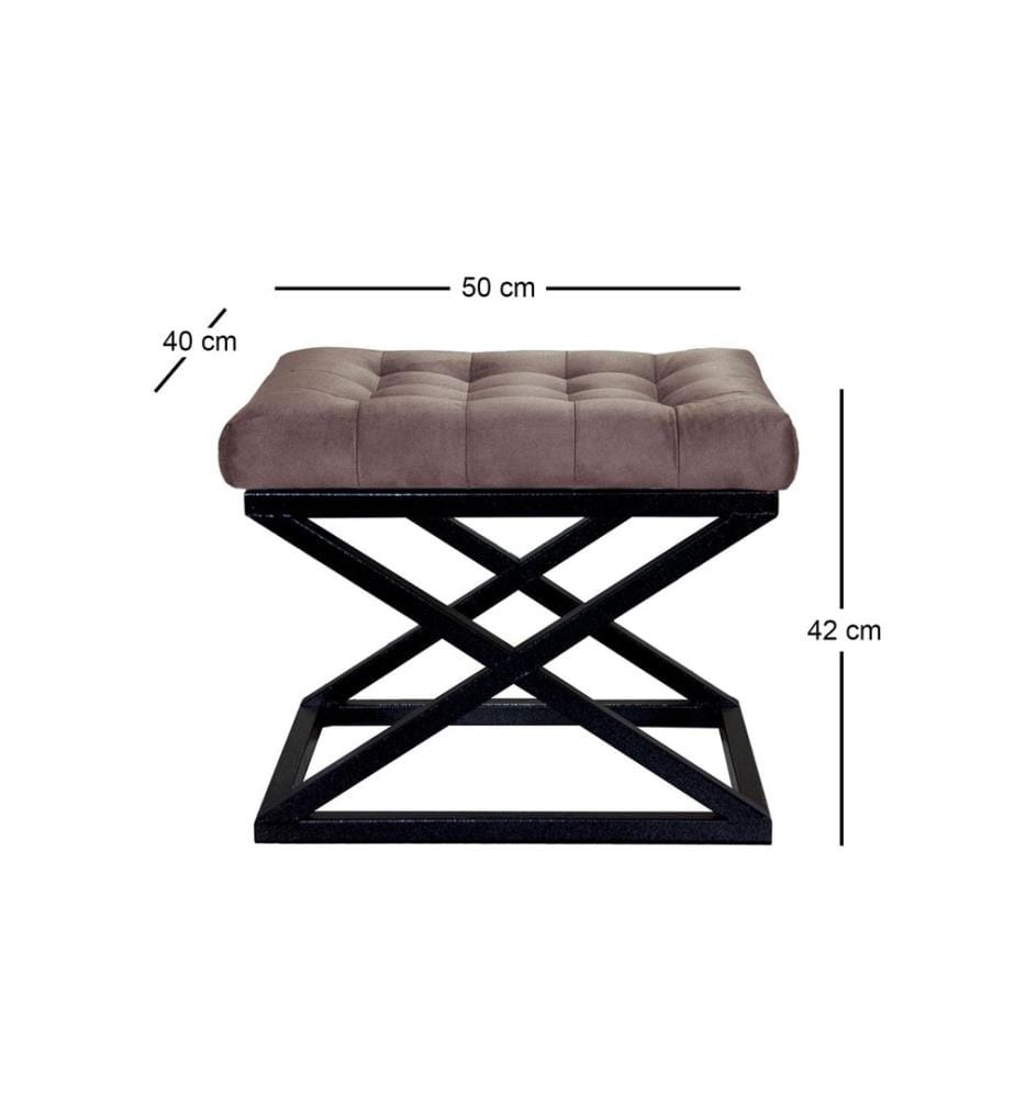 Sessel, Schwarz, Braun, Gestell: 100% Metall, Stoff: 100% Polyester Babyface