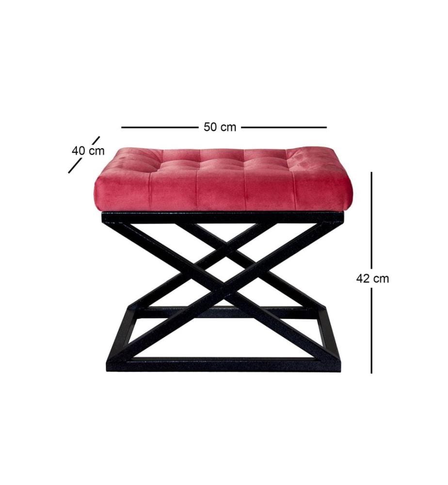 Sessel, Schwarz, Rot, Gestell: 100% Metall, Stoff: 100% Polyester Babyface