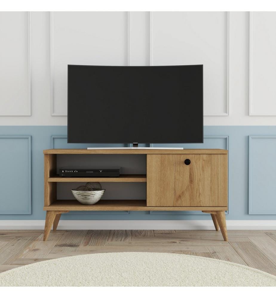Color Rovere, Armadi Tv, 15X90X29,5 cm, Piastra Di Particelle Con Rivestimento Melamina