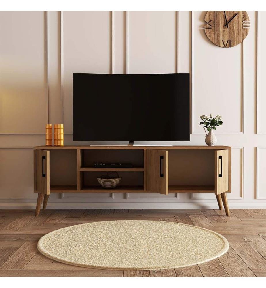 TV Stand, Oak, Melamine Coated Particle Board