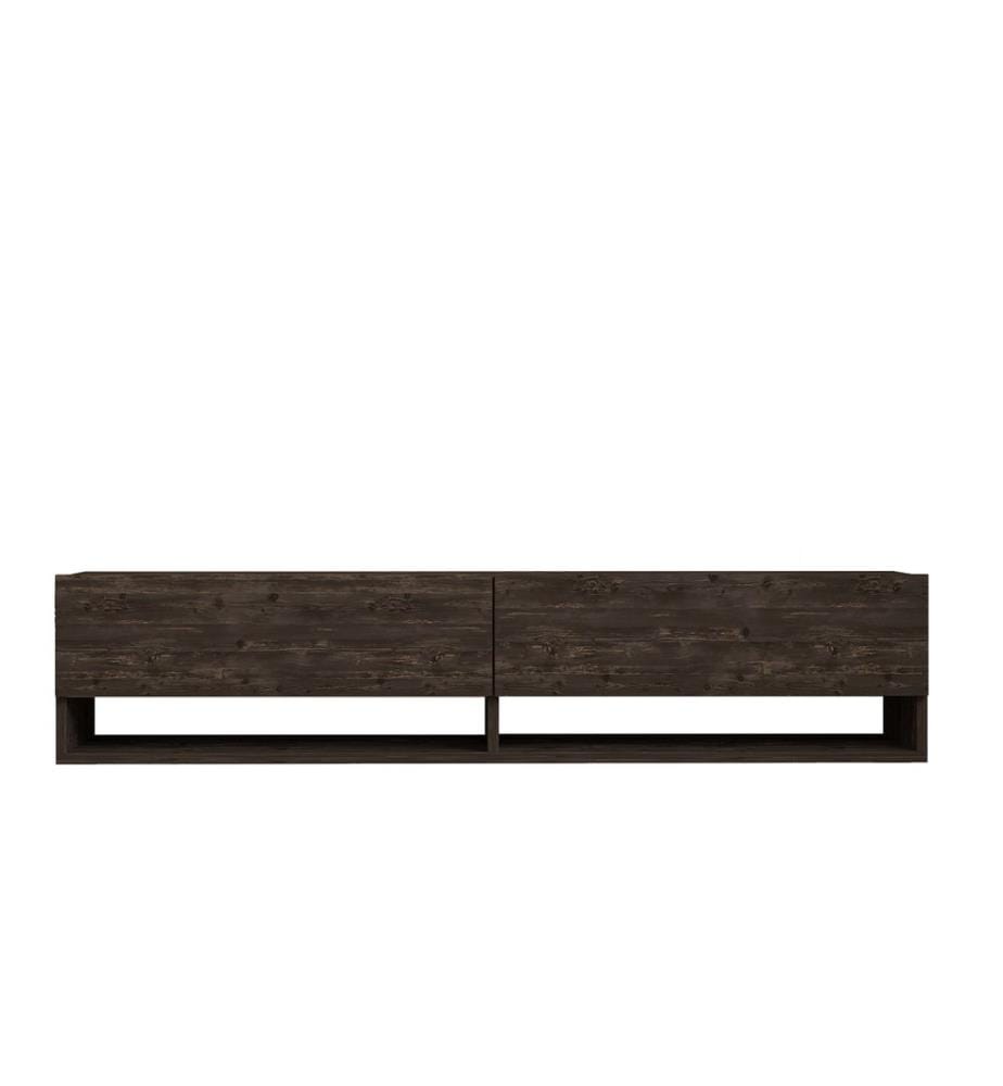 Antracite, Armadi Tv, 31X141X30 cm, Piastra Di Particelle Con Rivestimento A Melamina