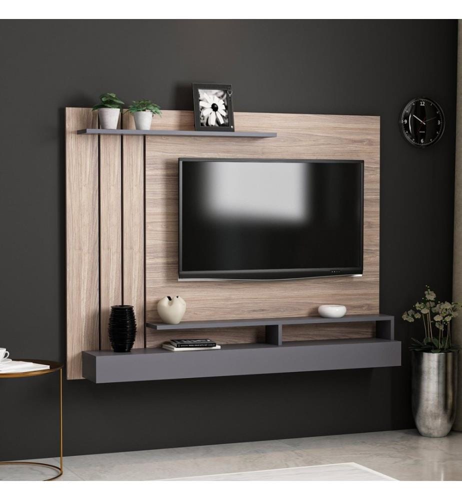 Mobile TV, Fumo, Rovere, Pannello di particelle rivestito in melammina