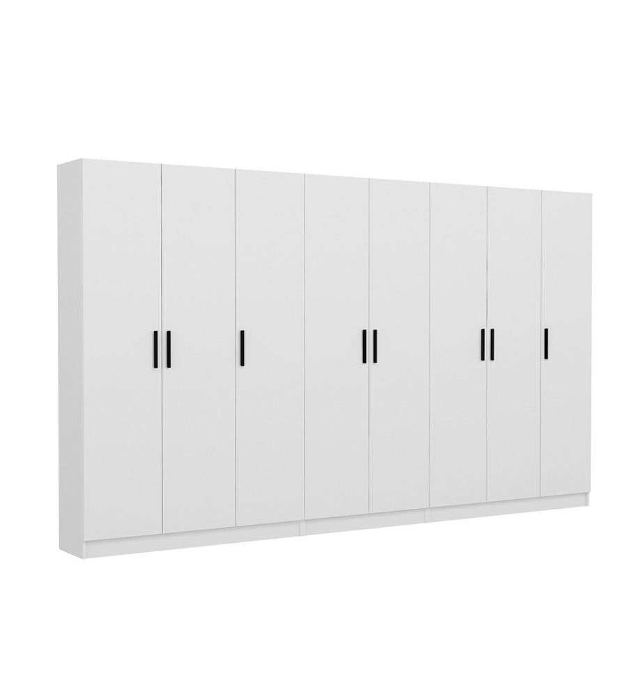 Hall Stand, Blanc, Panneau de particules mélaminé