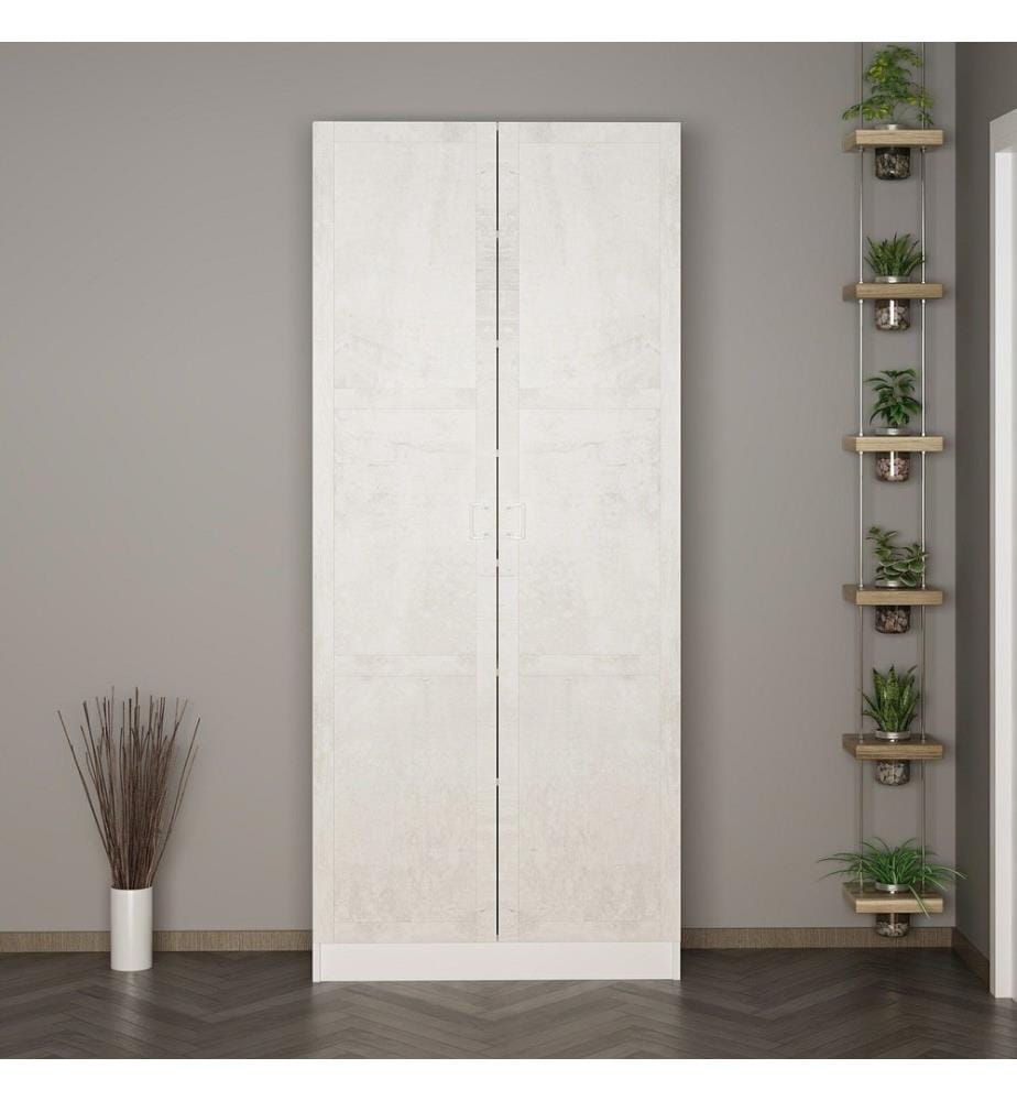 Hall d'entrée, blanc, panneau de particules mélaminé