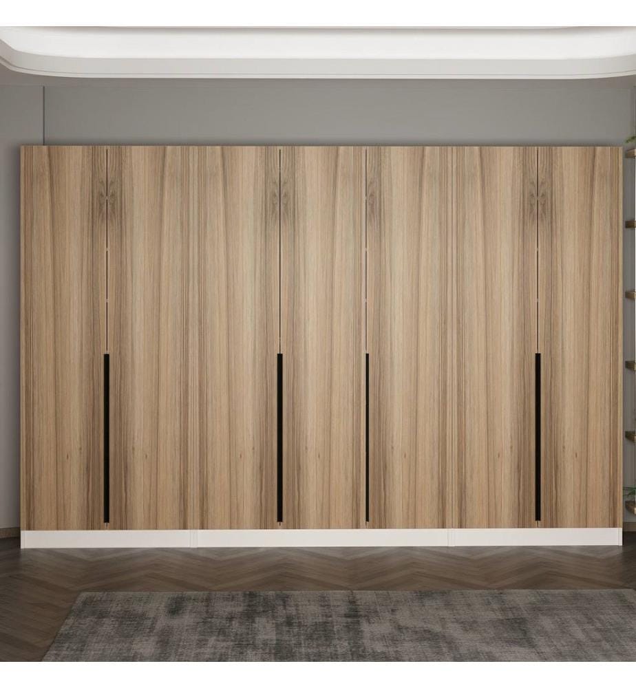 Hall Stand, Walnut, Melamine Coated Particle Board