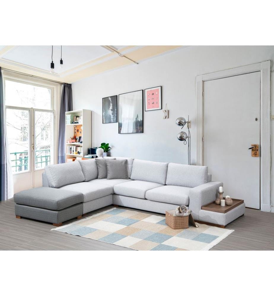 Gris, Canapé Lit, Bois Cadre De Hêtre , Panneau De Planche