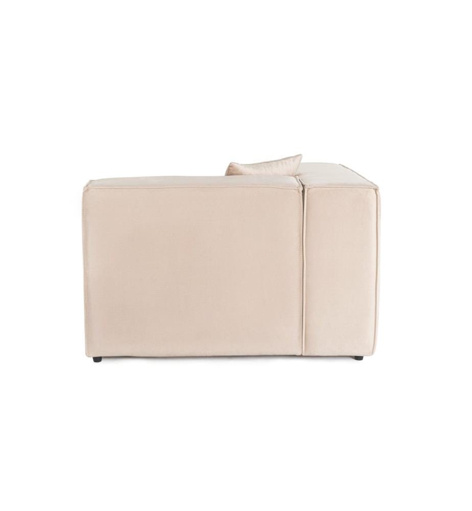 Creme, Gestell: 100% Hainbuche, Stoff: 100% Linen, 1-Sitz Sofa