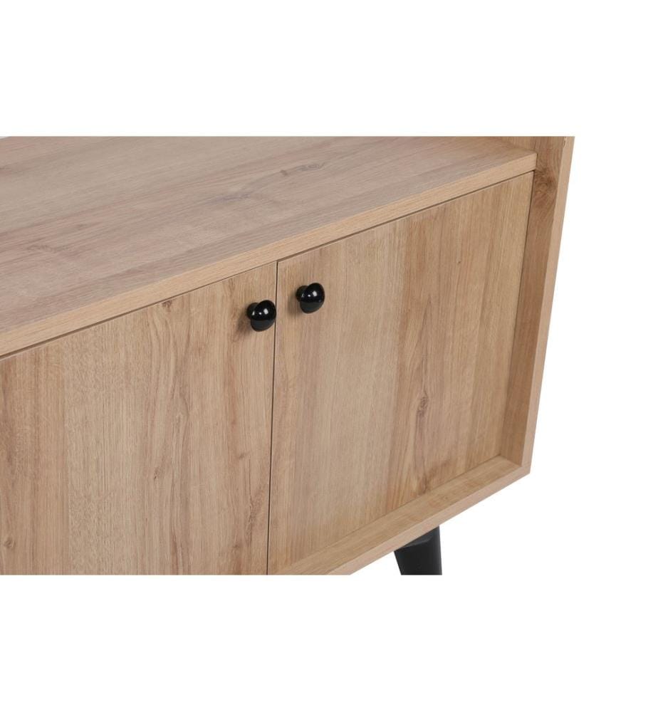 Color Quercia, Armadi Tv, Piastra Di Particelle Rivestite Con Melamina 40X150X62, Piastra A Base Di Melamina