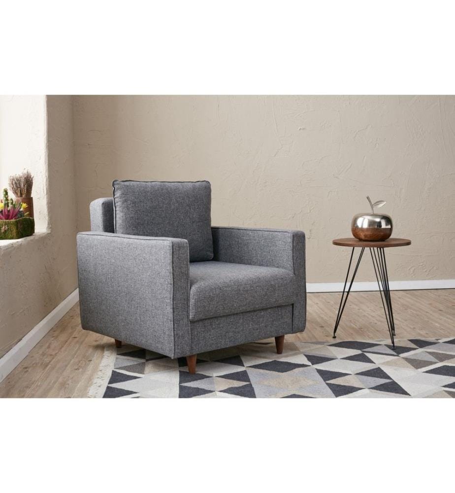 Grigio, Divano Letto, Telaio: Abete , Flakeboard