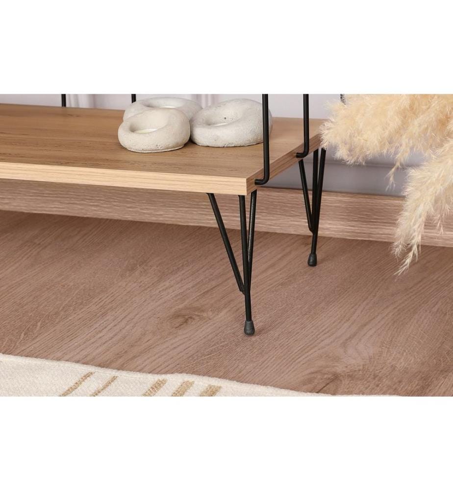 Color Quercia, Armadi Tv, 44.5X120X30 cm, Piastra Di Particelle Con Rivestimento A Melamina