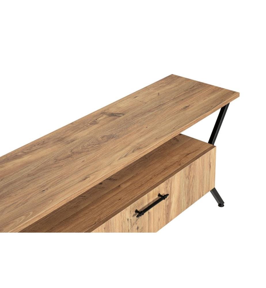 Nussbaum, Armadi Tv, 54X124X35 cm, Piastra Di Particelle Con Rivestimento Melamina