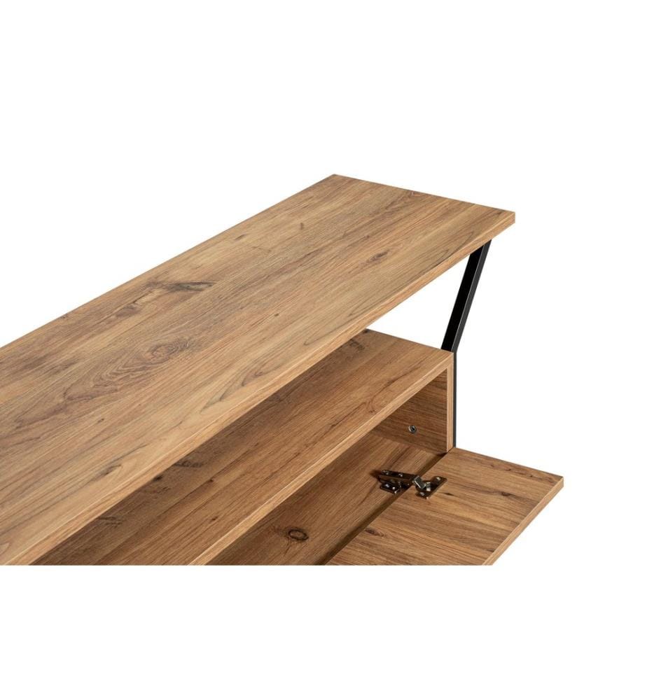 Nussbaum, Armadi Tv, 54X124X35 cm, Piastra Di Particelle Con Rivestimento Melamina