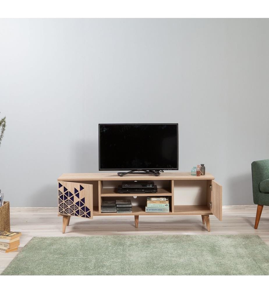 Sonomo, Armadi Tv, 50X140X40 cm, Piastra Di Particelle Con Rivestimento A Melamina