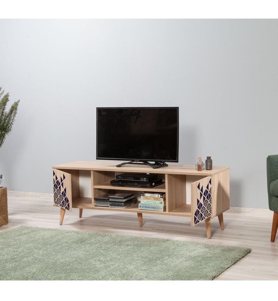 Sonomo, Armadi Tv, 50X140X40 cm, Piastra Di Particelle Con Rivestimento A Melamina