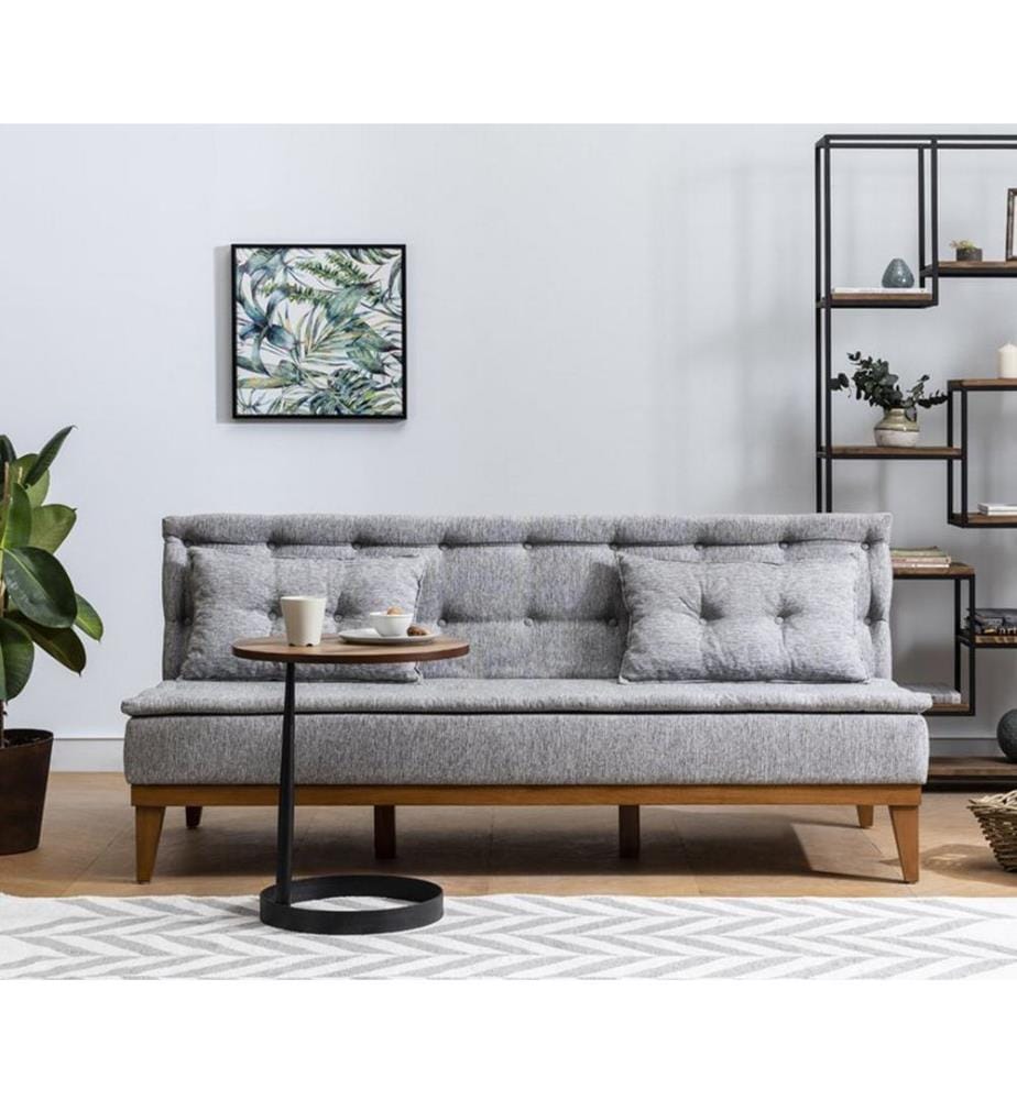 Grau, Schlafsofas, Hornbeam Rahmen Holz
