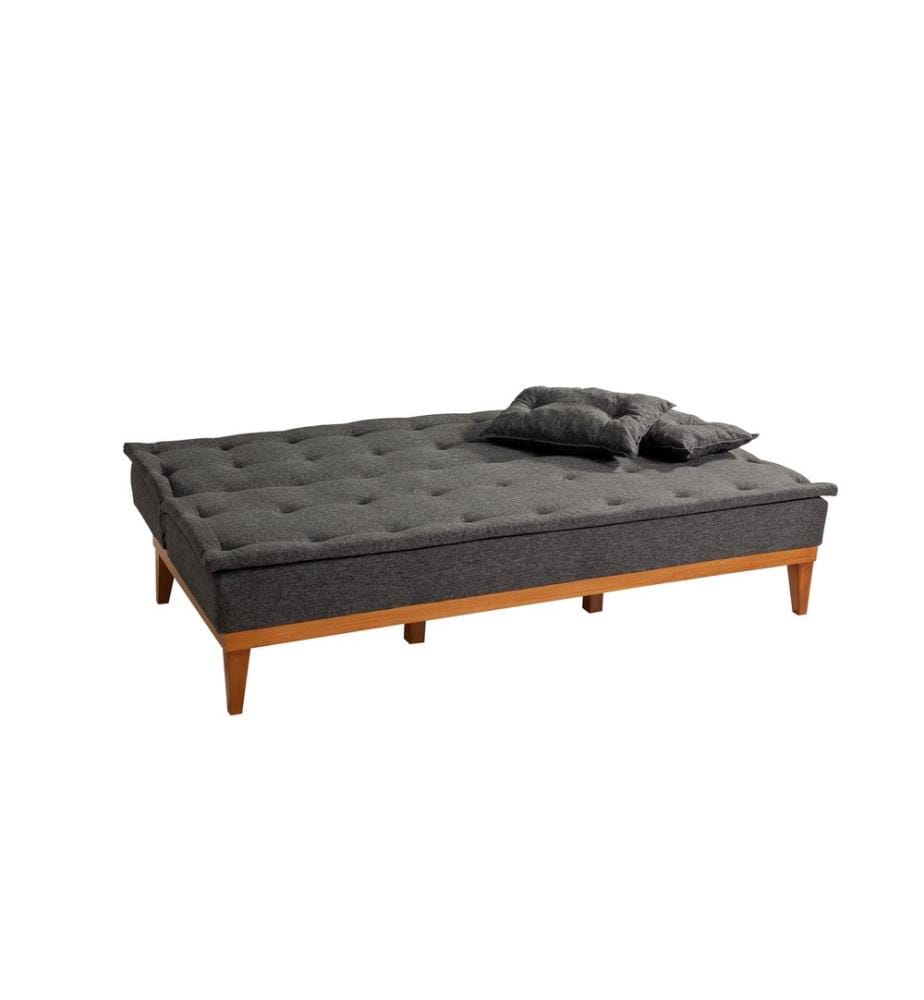 Anthrazit, Schlafsofas, Hornbeam Rahmen Holz