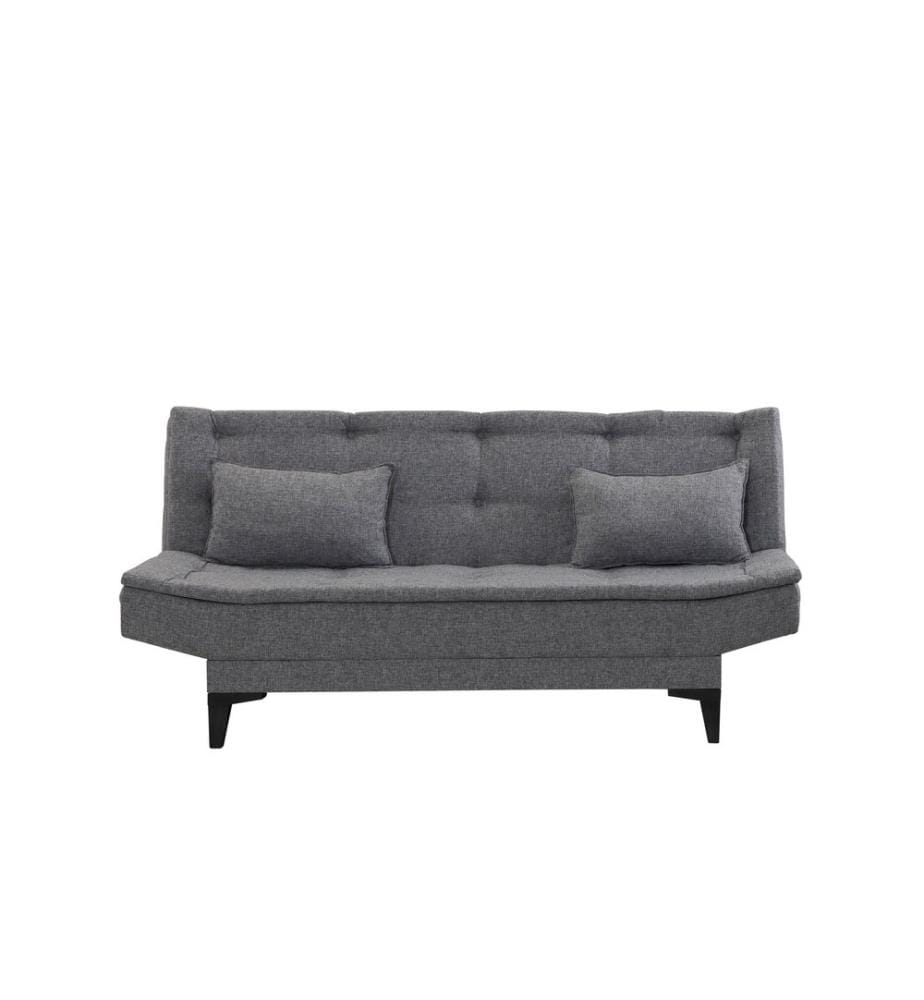 Sofa Bett Set, Dunkelgrau, Hornbeam Rahmen
