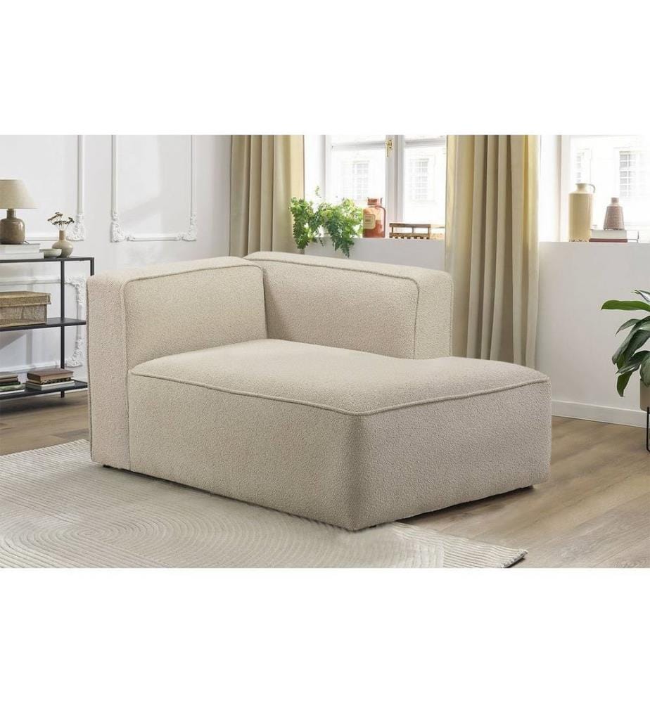 1-Seat Sofa, Cappuccino, Frame: BEECH & FIR TREE & CHIPBOARD, Fabric: SOFT TEXTURE FABRIC, Plastic Legs