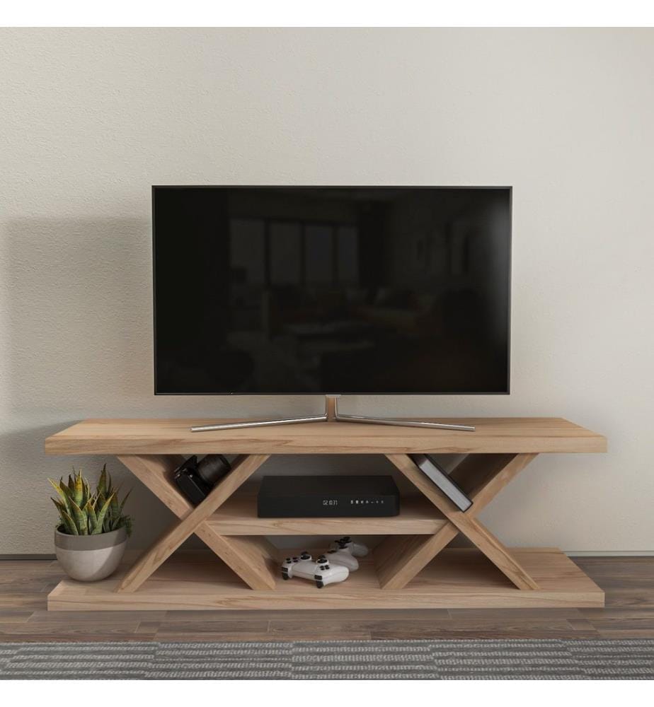 Meuble TV, Chêne, Panneau de particules mélaminé