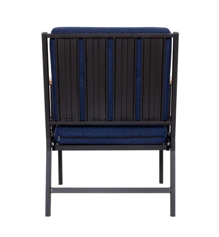 Garden 1-Sitz-Sofa, Dunkelblau, Metallgestell, Polyester-Gewebe
