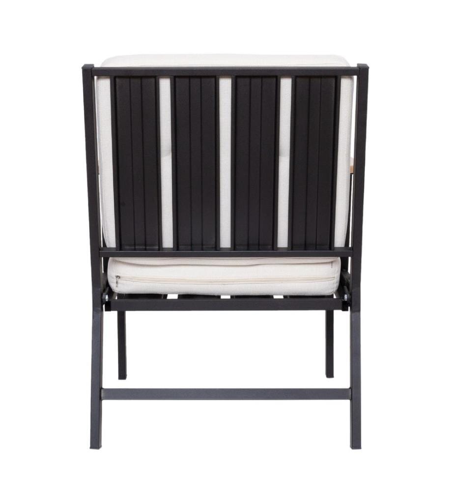 Garden 1-Sitz-Sofa, Beige, Metallrahmen, Polyester-Gewebe