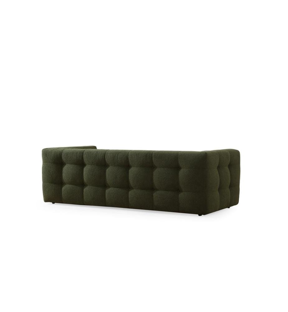 3-Sitzer Sofa, Grün, Gestell: Buchenholz - Spanplatte, Stoff: 100% Polyester