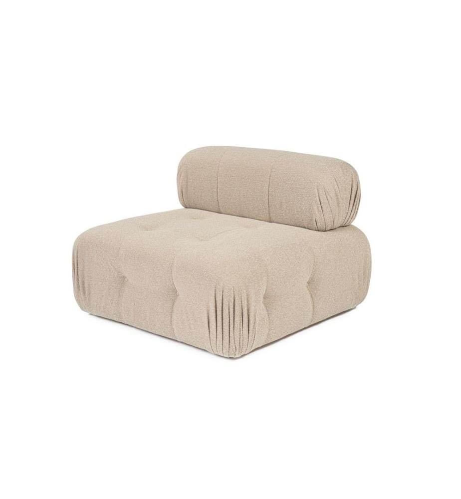 Divano a 1 posto, Peach, Struttura: Legno di faggio - truciolato, Tessuto: 100% Poliestere