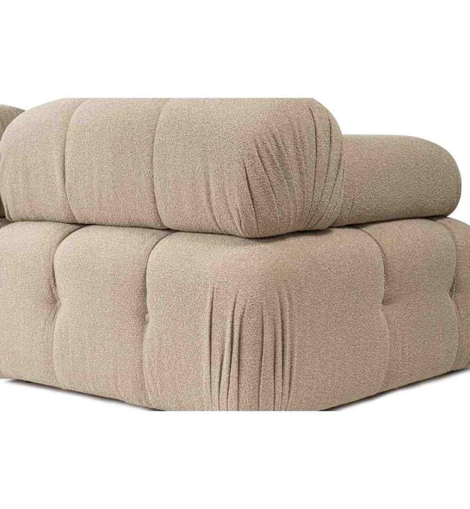 1-Seat Sofa, Peach, Frame: Beech Wood - Chipboard, Fabric: 100% Polyester