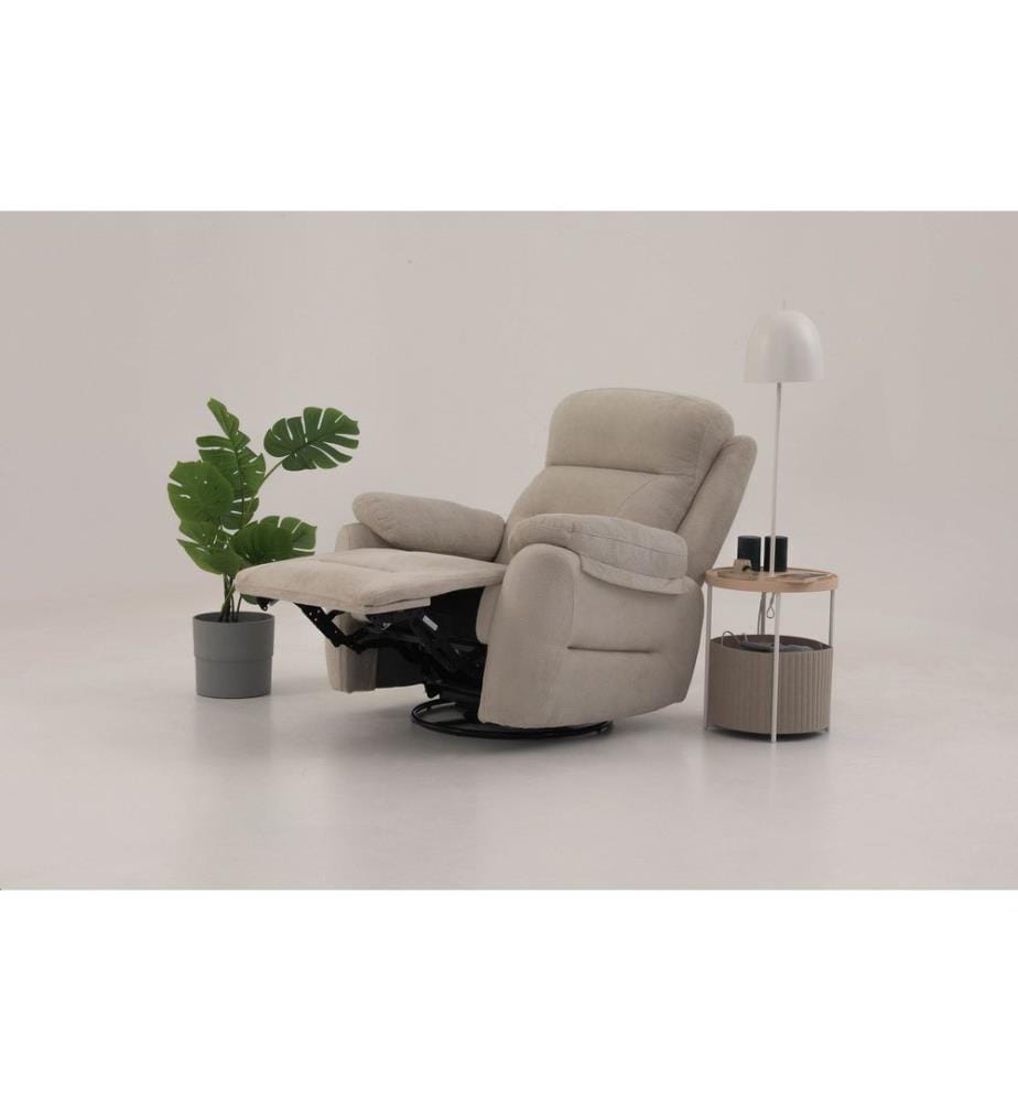 Liegesessel, cremefarben, Gestell: 70 % HORNBEAM / 30 % MELAMINBESCHICHTETE SPANPLATTE