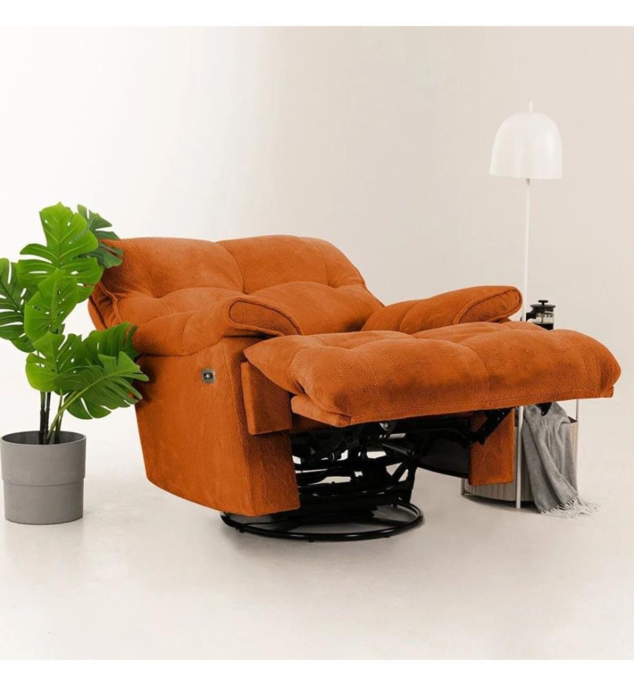 Recliner, Tile Red, Frame: 70% HORNBEAM / 30% MELAMINE COATED CHIPBOARD