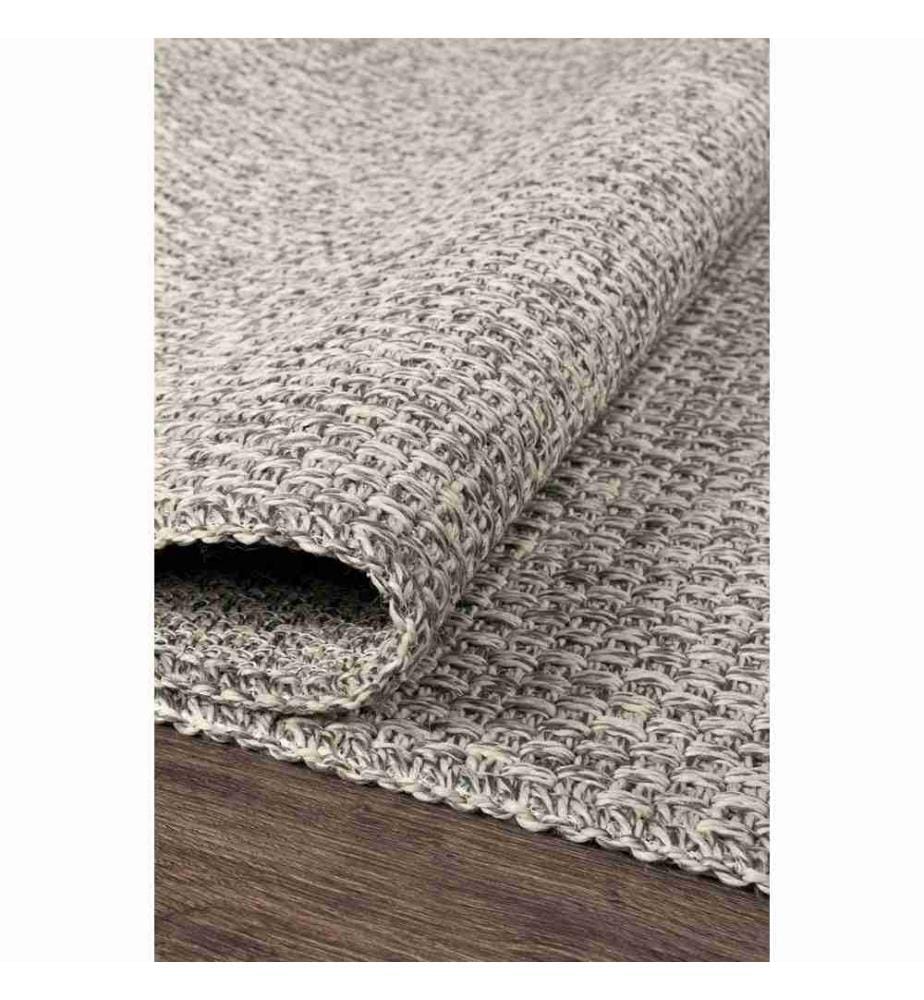 Tapis de hall, gris, 100% polypropylène, 80 x 250 cm