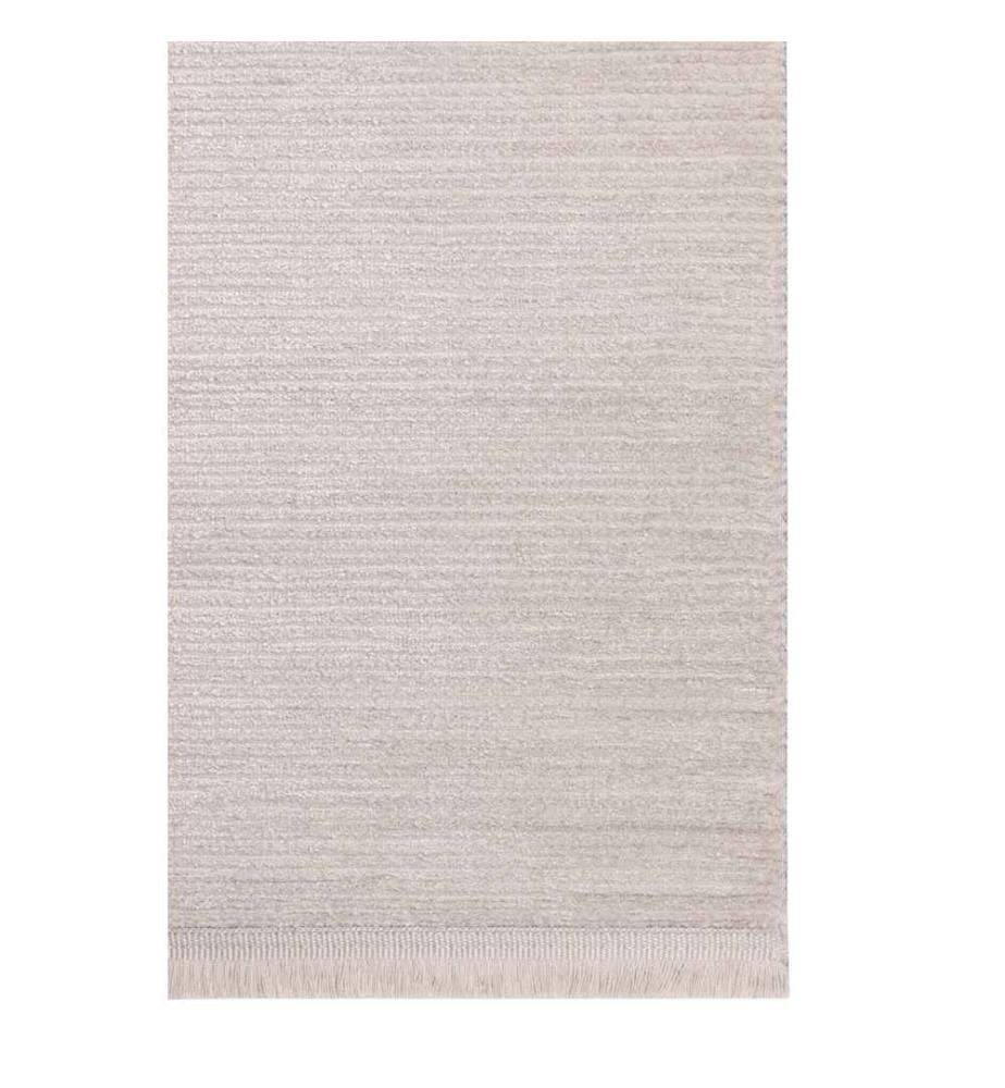 Tapis de salle, crème, 70% polypropylène - 30% polyester, 120 x 450 cm