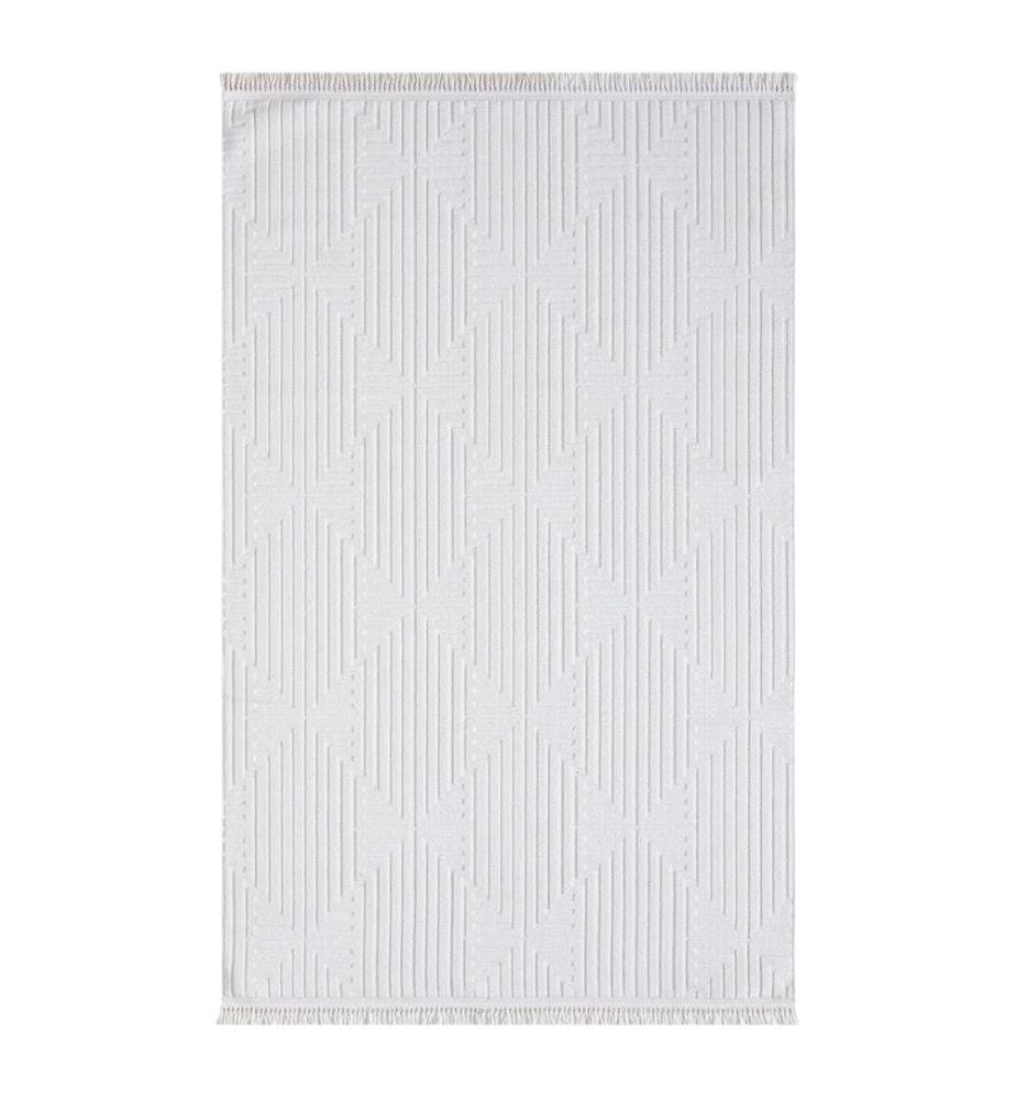 Tapis de hall, blanc, 100% polypropylène, 80 x 450 cm