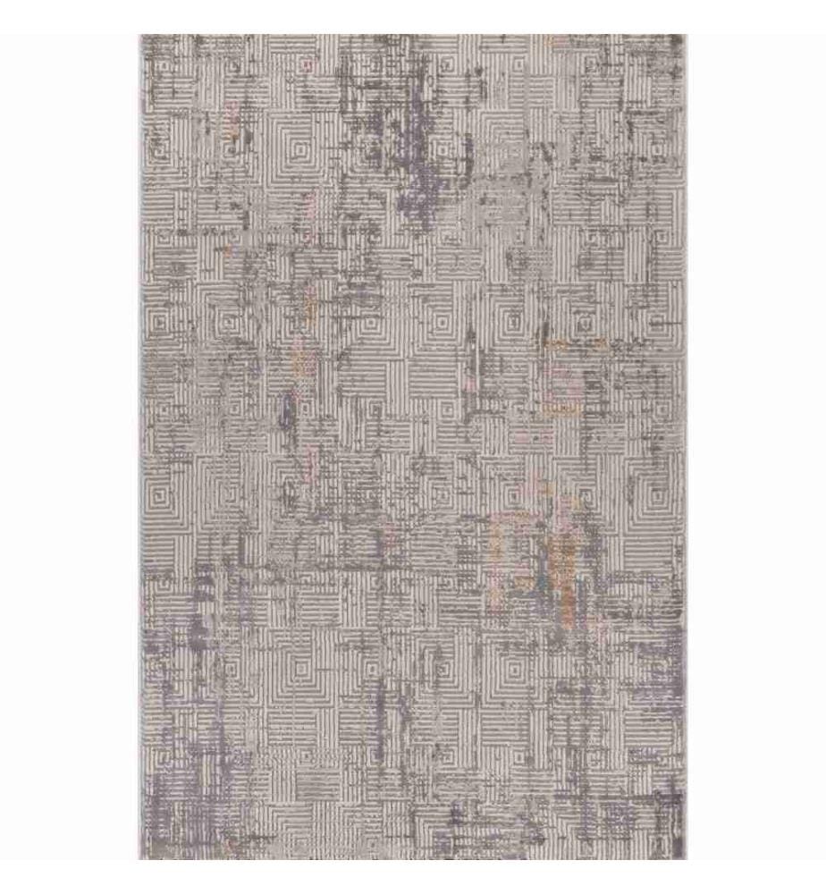Tapis de salle, gris, 100% polyester, 120 x 250 cm