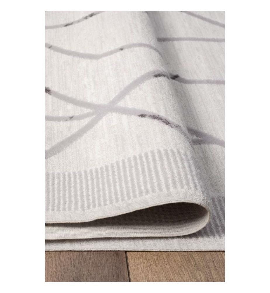 Tapis de hall, gris, 100% acrylique, 200 x 350 cm