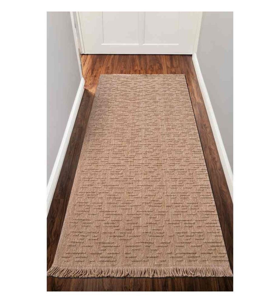 Tapis de hall, Beige, 100% Polypropylen, 120 x 450 cm