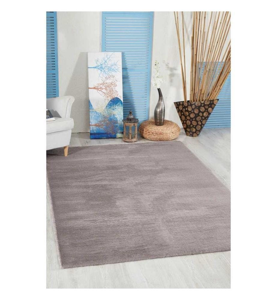 Tapis, Anthracite, 100% polyester, 80 x 120 cm