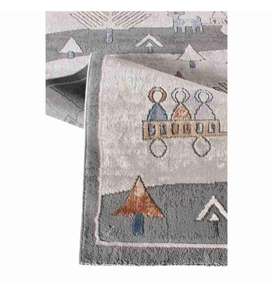 Tapis, gris, 100% polyester, 200 x 290 cm